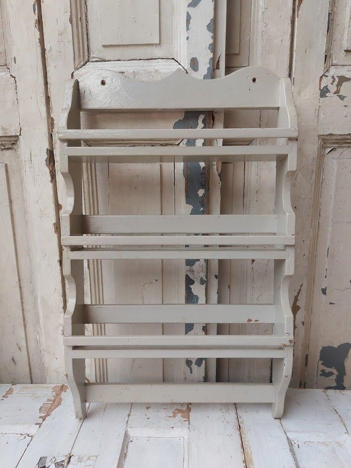 Shabby-Chic houten kruidenrek keukenrek, Ophalen of Verzenden