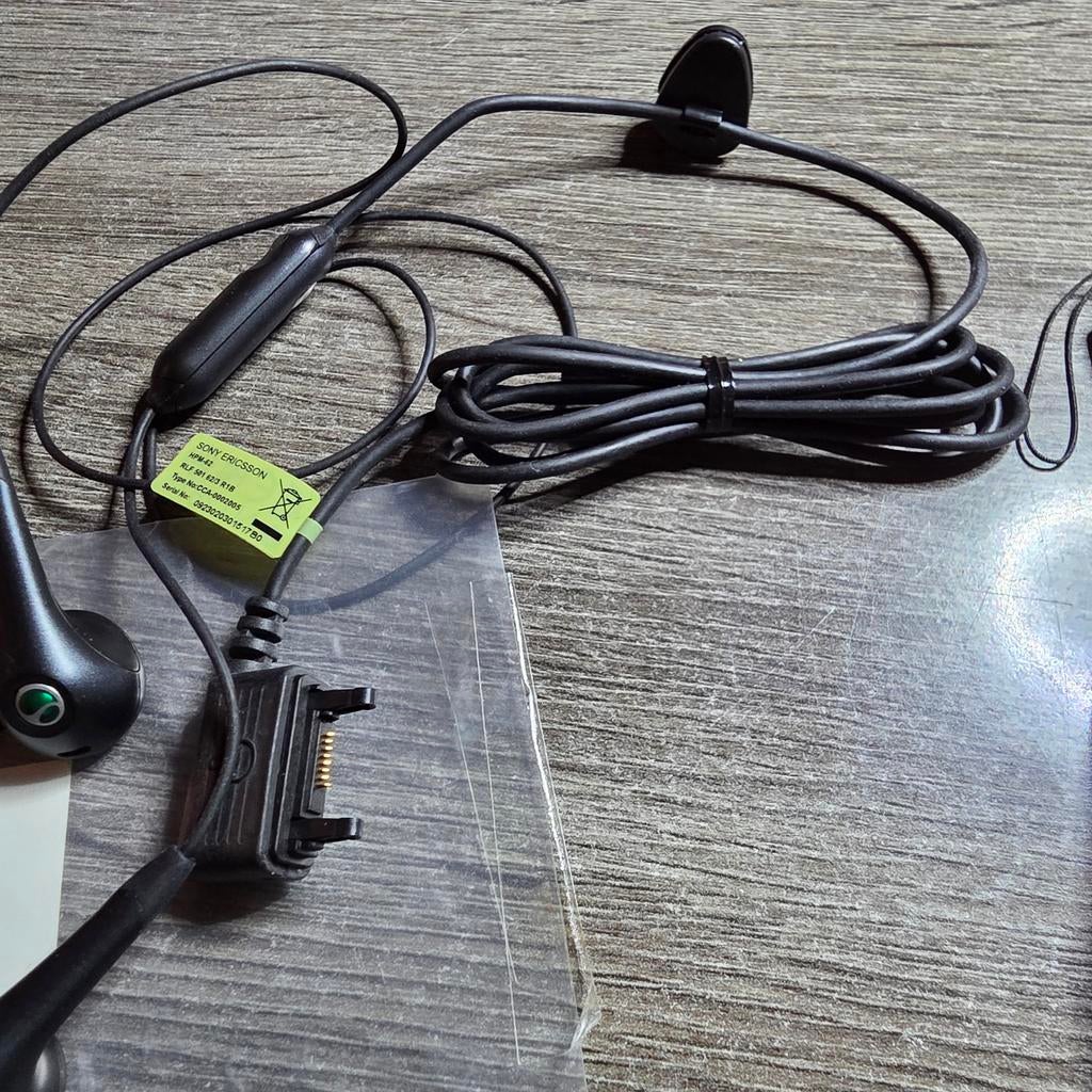 Sony Ericsson HPM 62 Stereo Headset Zwart, Ophalen of Verzenden, Gebruikt, Sony