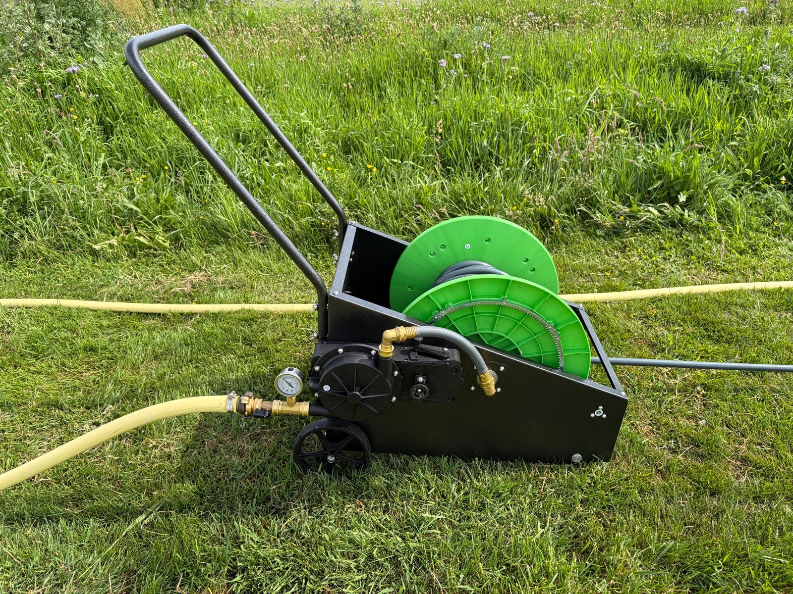Compacte mini beregeningshaspel 40m slang - Nieuw, Ophalen, Nieuw, Tuinslanghaspel