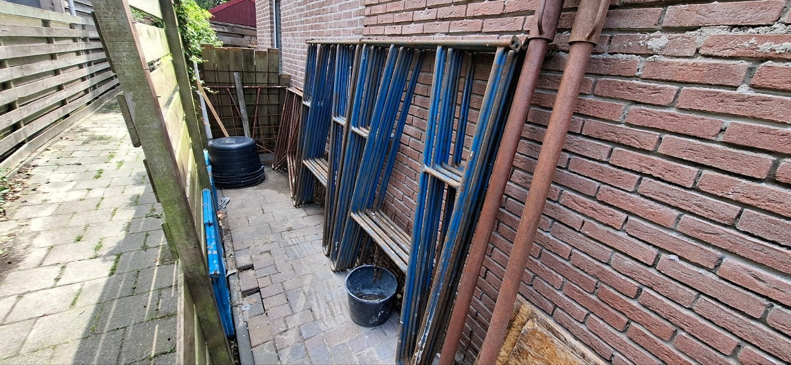 Metselschragen, Doe-het-zelf en Verbouw, Steigers, Gebruikt, Overige typen, Minder dan 2 meter, Ophalen