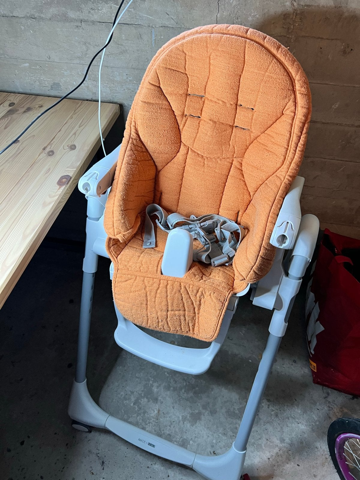 Peg Perego Prima Pappa Follow Me kinderstoel, Ophalen, Gebruikt, Overige typen, Afneembaar eetblad