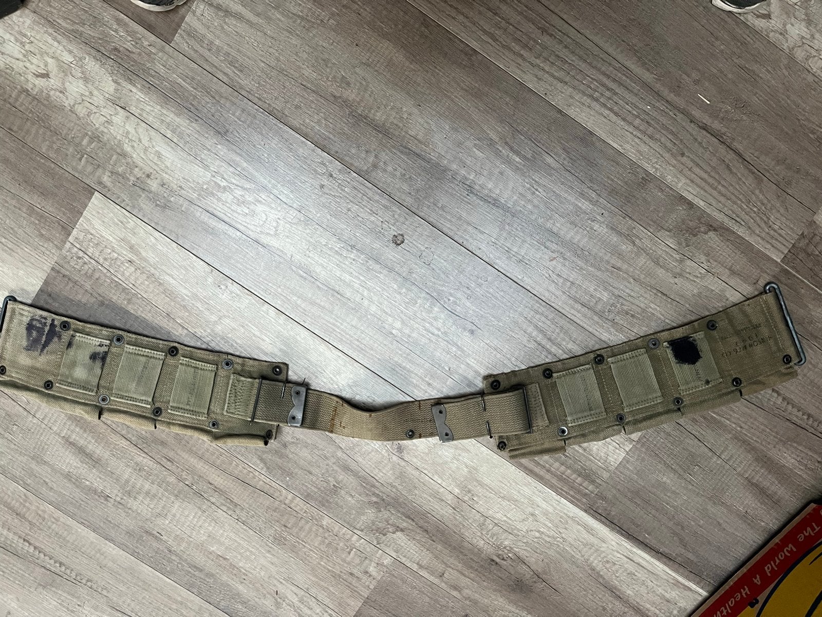 Originele M1 Garand patroonriem WOII, Ophalen of Verzenden, Landmacht, Amerika, Overige typen