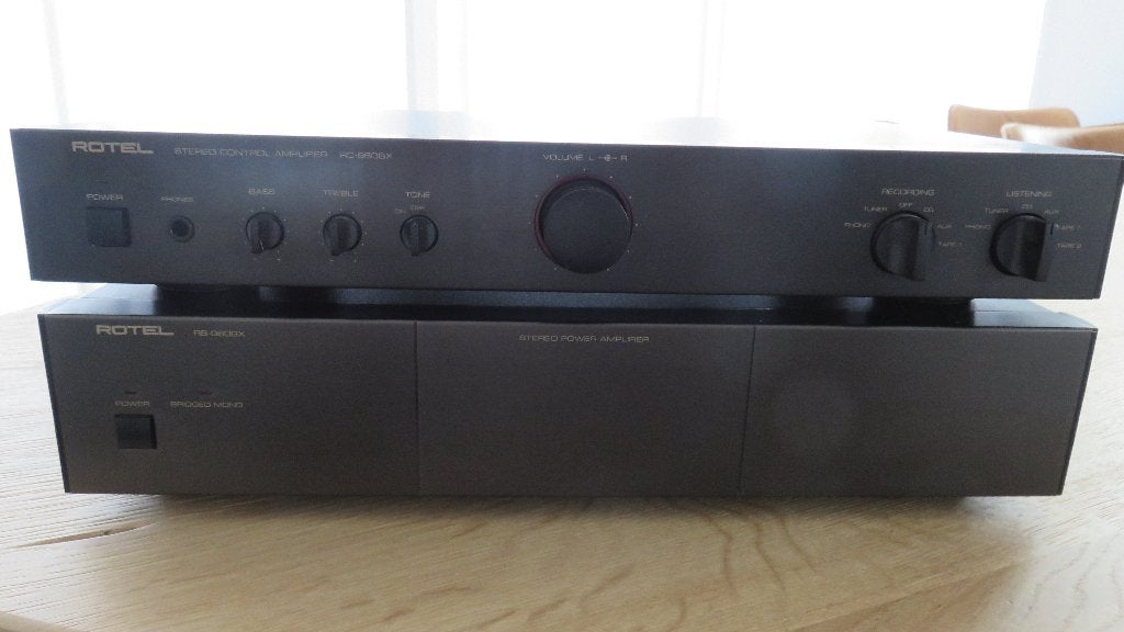 Rotel RC & RB 960BX versterkerset – Optie 2e eindversterker, Gebruikt, 120 watt of meer, Stereo, Ophalen