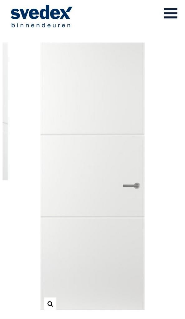 Svedex opdek binnendeur 211,5 x 93cm, Ophalen, 80 tot 100 cm, Binnendeur, Nieuw