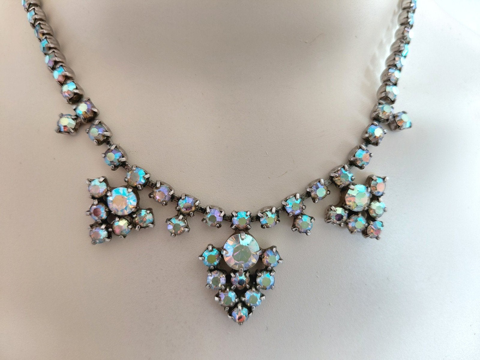 Costume Jewelry Collier Jaren '50., Ophalen of Verzenden, Overige materialen, Ketting