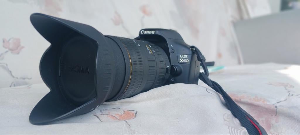 Canon EOS 550D DSLR-camera met Sigma 28-70mm f/2.8 lens, Audio, Tv en Foto, Fotocamera's Digitaal, Gebruikt, Spiegelreflex, Canon