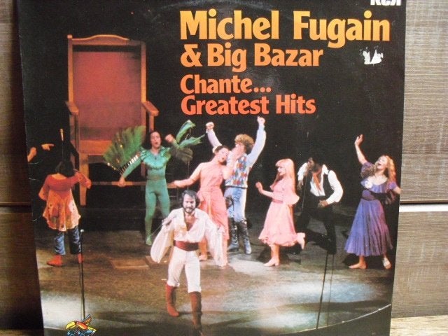Michel Fugain & Big Bazar "Chante...Greatest Hits" LP, LP, Complilatie, Gebruikt, Pop