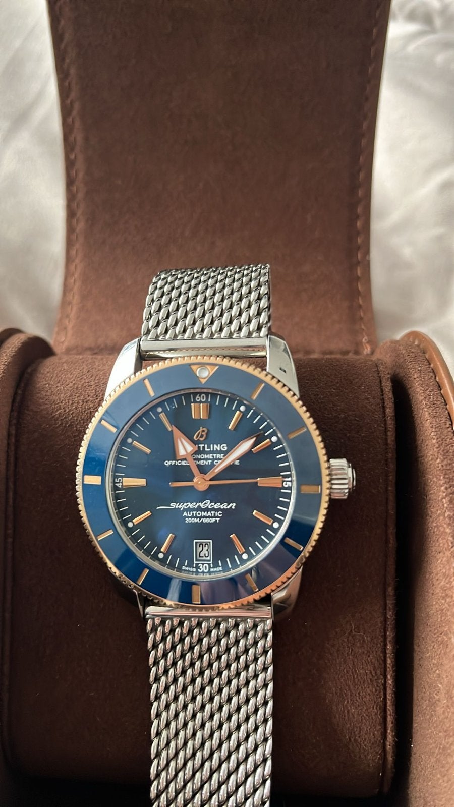 Breitling Superocean Heritage II B20 Automatic 42mm, Staal, Breitling, Polshorloge, Ophalen of Verzenden