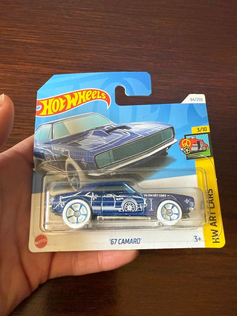 Hot Wheels '67 Camaro blauw, 1:50 of kleiner, Auto, Nieuw, Ophalen