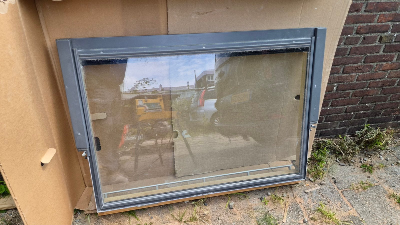 Velux GGL U04 Dakraam 134x98  - gebruikt maar in prima staat, Doe-het-zelf en Verbouw, Glas en Ramen, Ophalen, 80 tot 120 cm, Nieuw