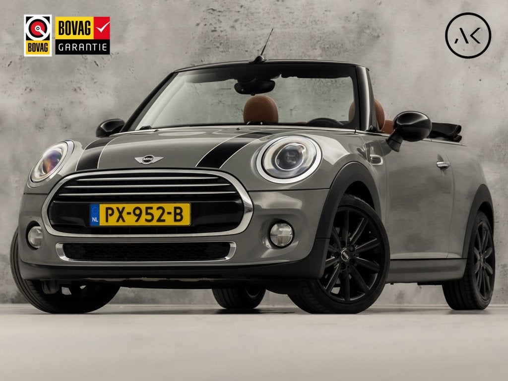 MINI Cabrio 1.5 Cooper Chili Sport (GROOT NAVI DEALER ONDERH, Auto's, Mini, Voorwielaandrijving, 12 maanden, Gebruikt, Euro 6
