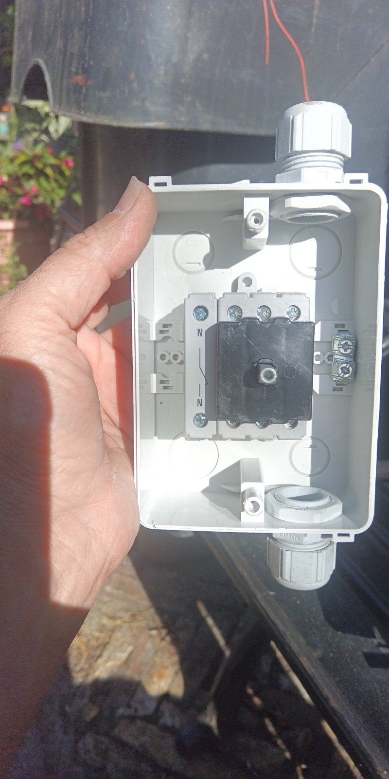 3-Fase DIN-rail schakelaar voor meterkast (zonder knop), Ophalen of Verzenden