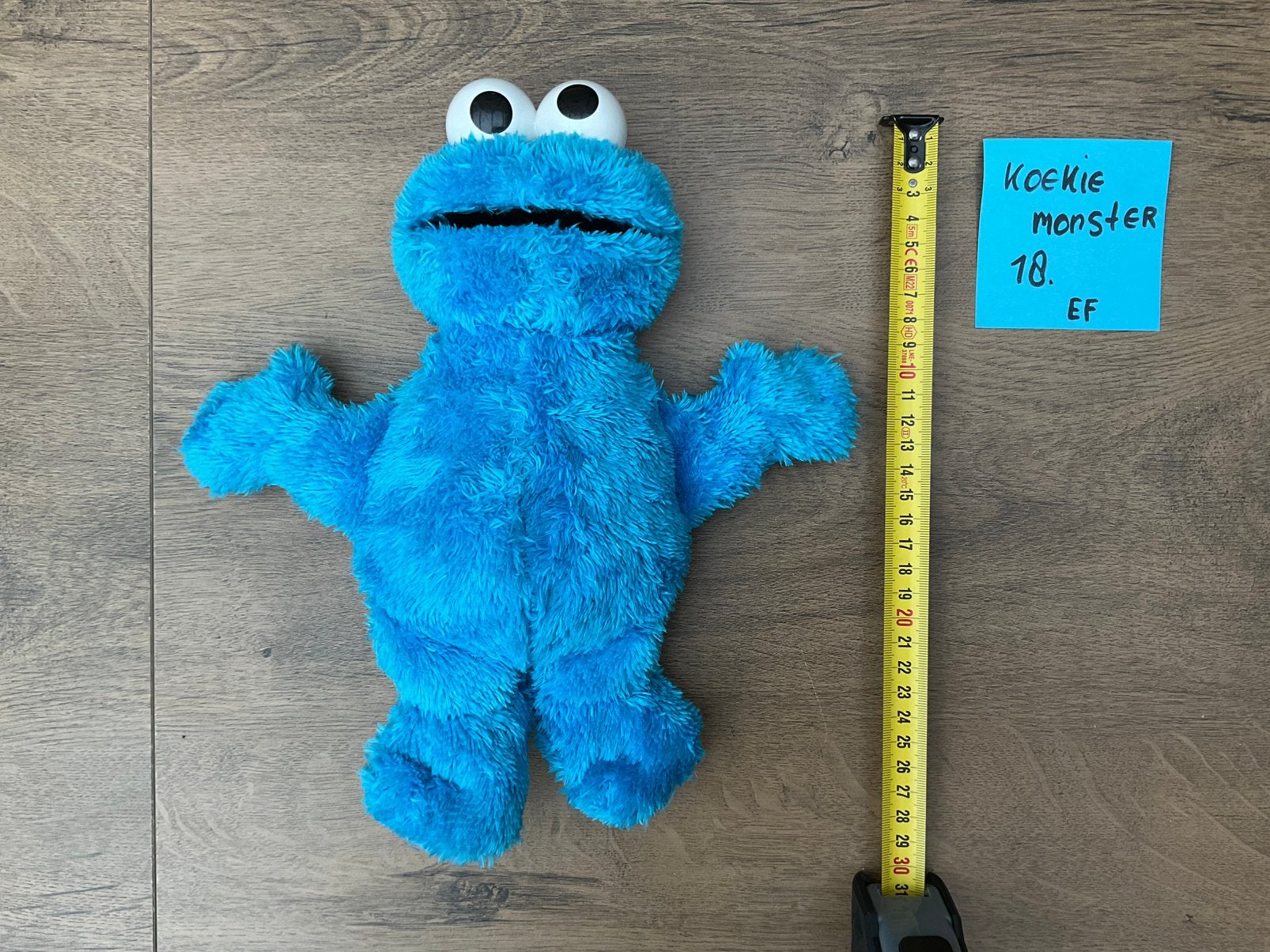 Nieuwe zgan Sesamstraat koekiemonster knuffel, Ophalen, Overige figuren, Nieuw, Beeldje of Figuurtje