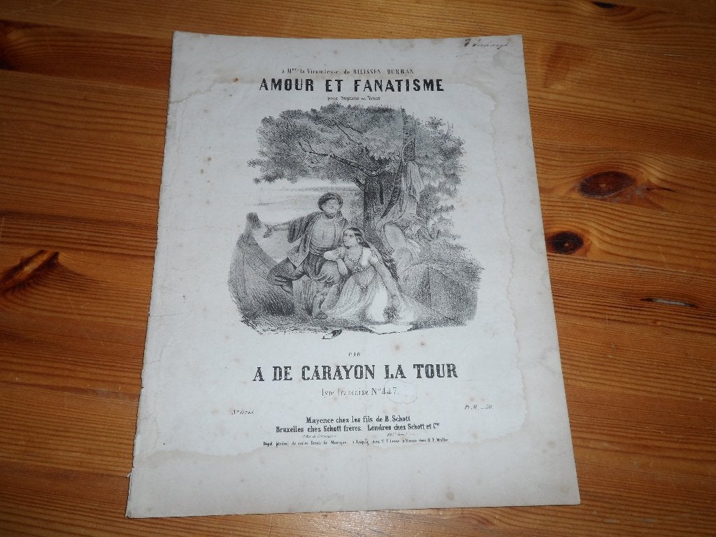 Amour et fanatisme - belissen durban, Piano, Gebruikt, Ophalen of Verzenden, Artiest of Componist