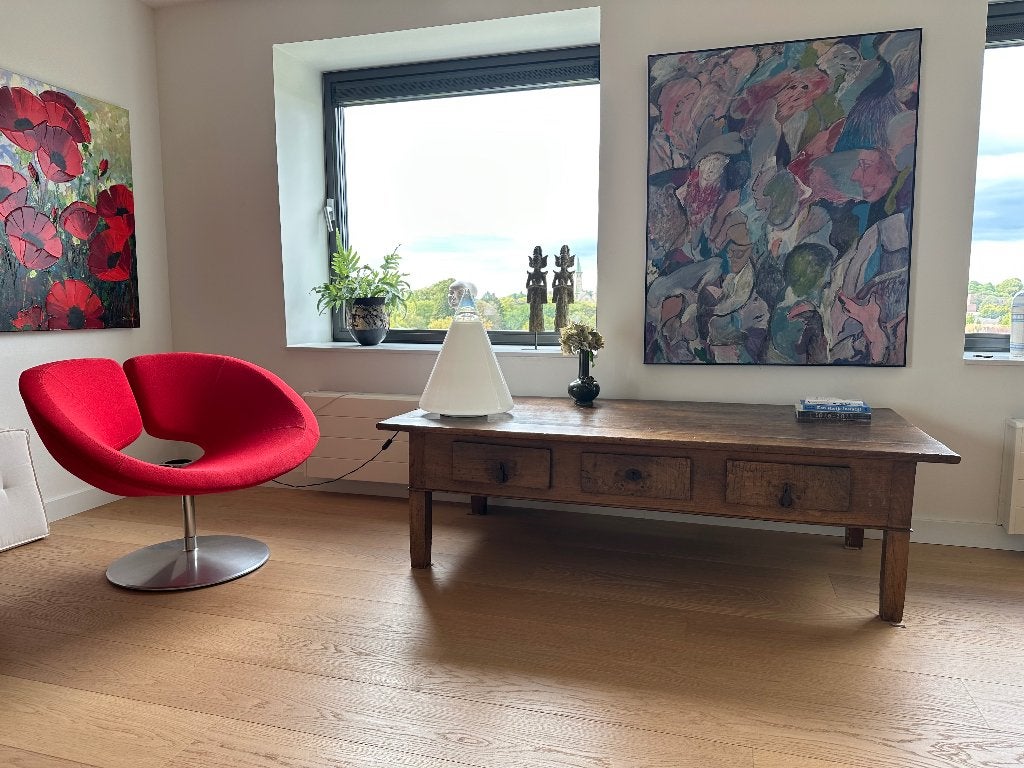 Antieke tafel van kersenhout, Ophalen