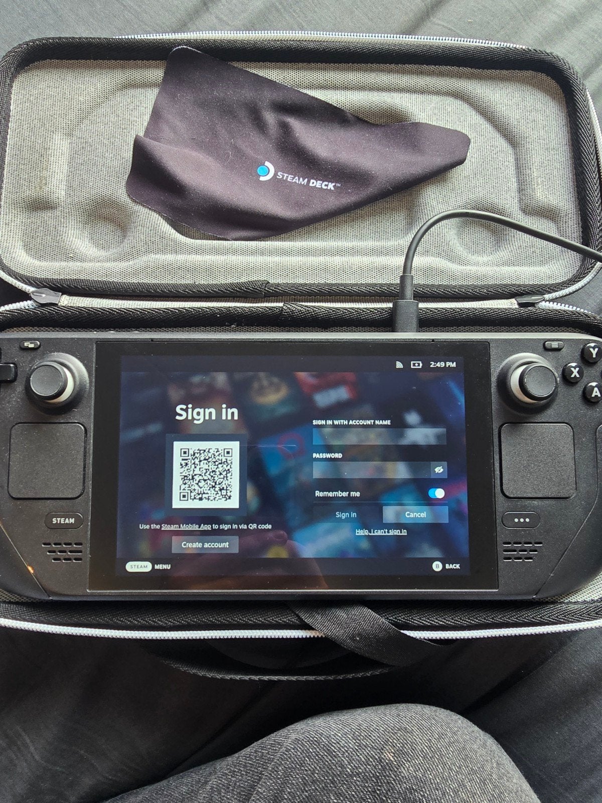 Steamdeck LCD 1TB ZGAN, Spelcomputers en Games, Ophalen, Zo goed als nieuw
