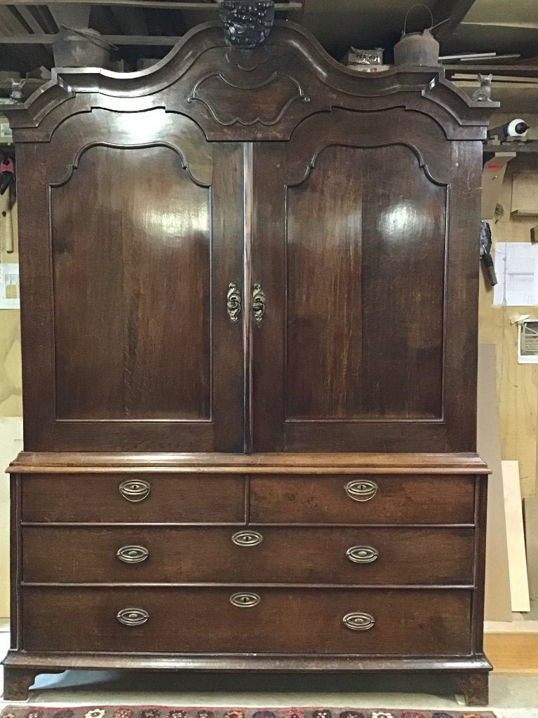 Antiek eikenhouten kabinet Barok begin 1700, Antiek en Kunst, Ophalen