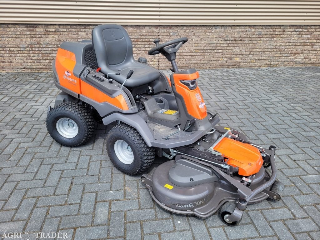 Husqvarna R-420 4wd zitmaaier ( toro stiga stihl honda ), Info@vandijkhouten.nl, Ophalen of Verzenden, Zo goed als nieuw, 120 cm of meer