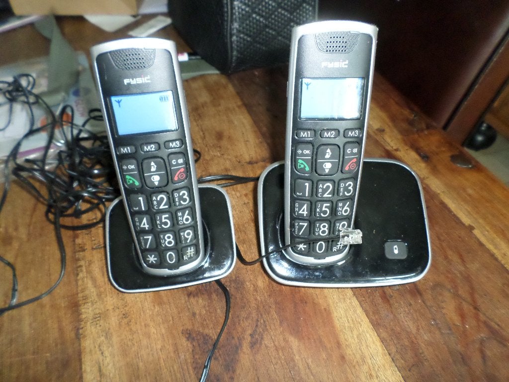 Fysic FX-6000 Senioren DECT Telefoon met Grote Toetsen, Ophalen, Gebruikt, 2 handsets