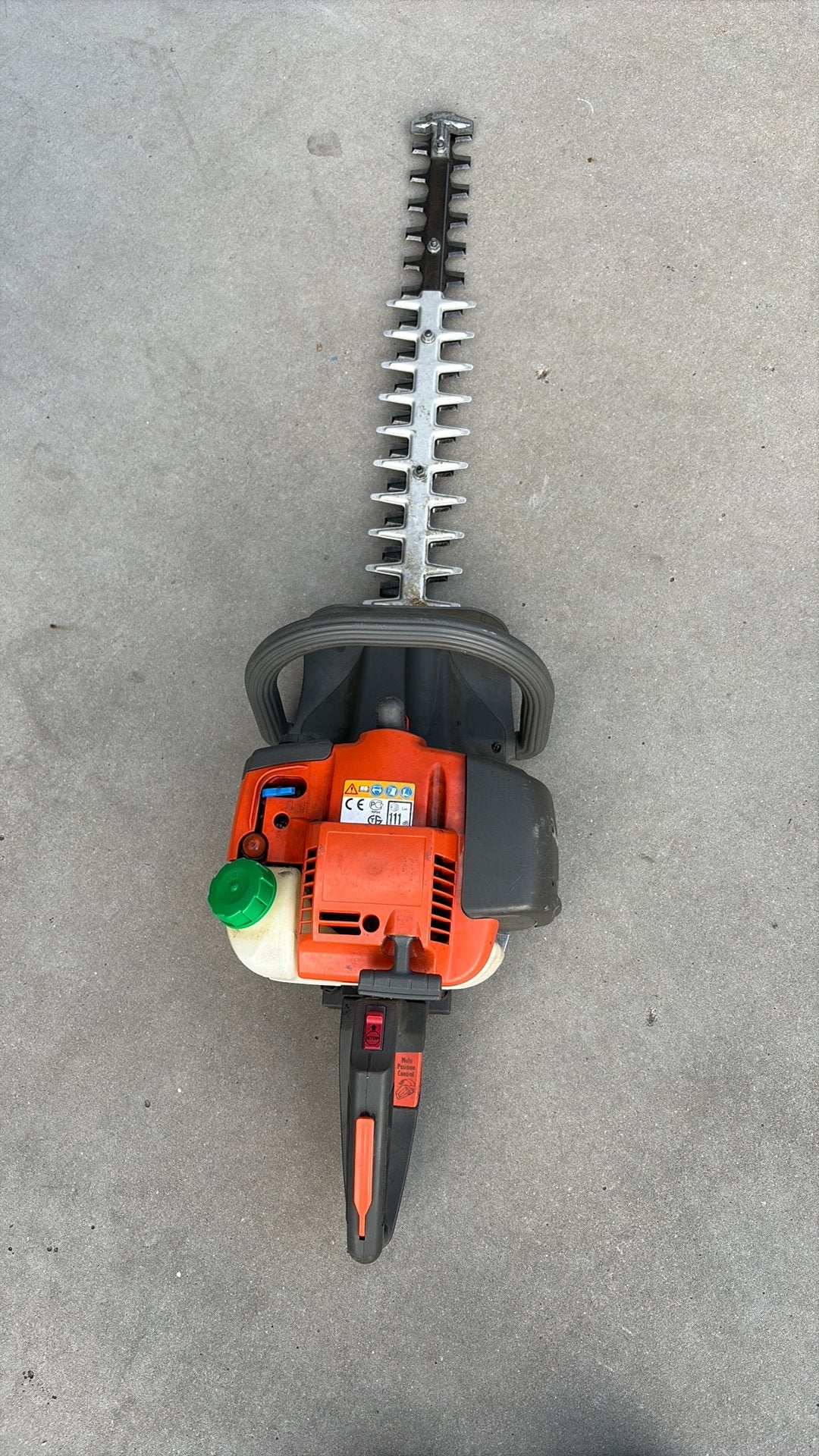 Motor heggenschaar, Tuin en Terras, Heggenscharen, Ophalen, Zo goed als nieuw, Benzine