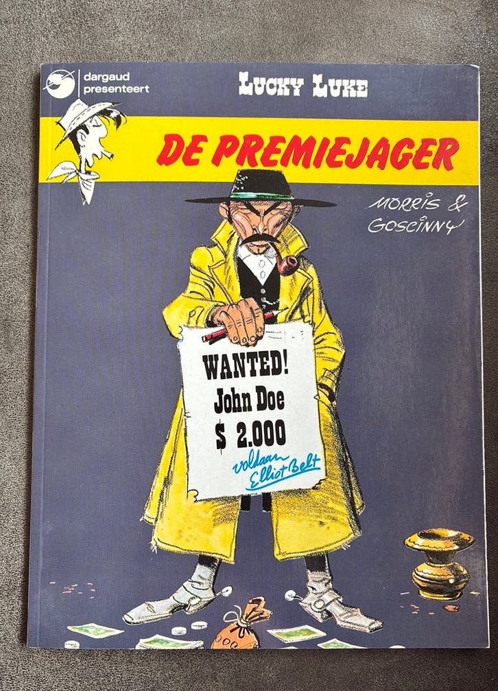 Lucky Luke - De Premiejager (Speciale Uitgave), Eén stripboek, Ophalen of Verzenden, Zo goed als nieuw