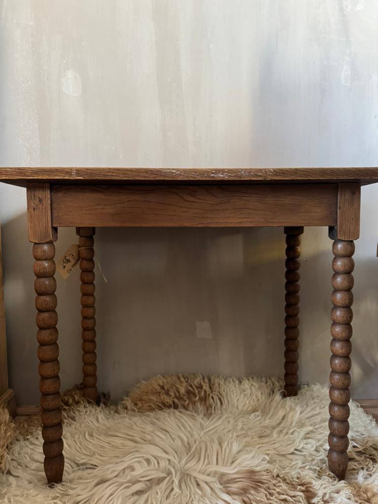 Houten tafeltje bijzettafeltje, Ophalen