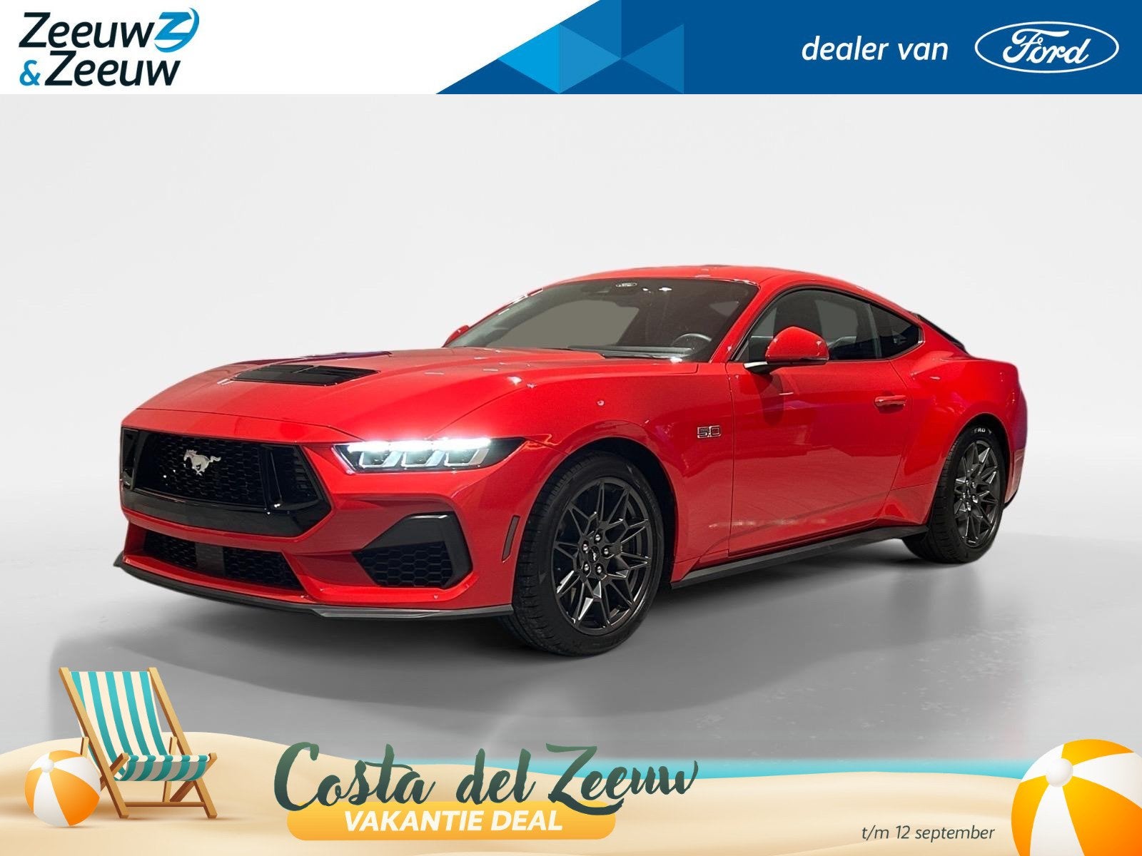 Ford Mustang Fastback 5.0 V8 GT 446Pk| | Meerdere kleuren be, Auto's, Ford, 12 maanden, Achterwielaandrijving, 4 stoelen, Leder