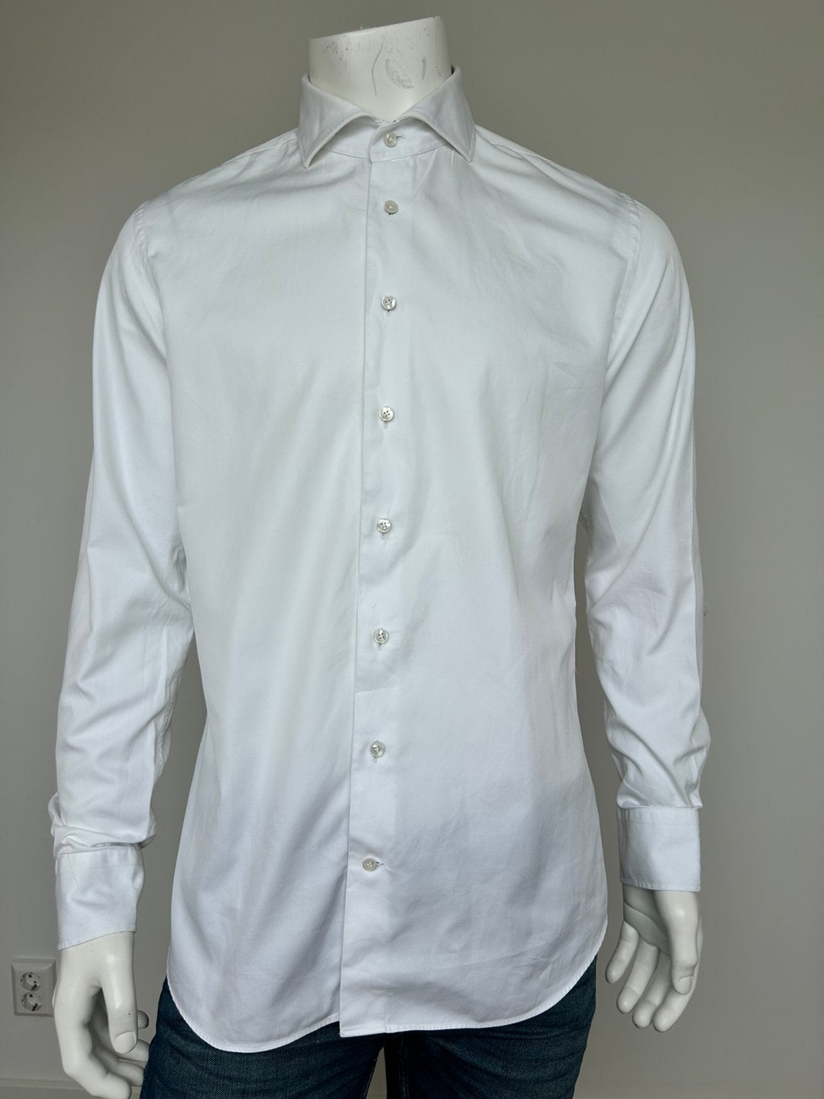 Profuomo Sly Blue overhemd maat L, Kleding | Heren, Ophalen of Verzenden