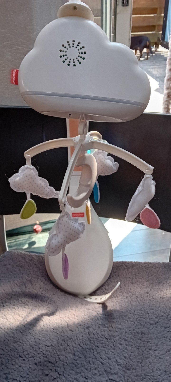 Fisher-Price Wolk Mobiel voor Box of Ledikant met Geluid, Ophalen of Verzenden