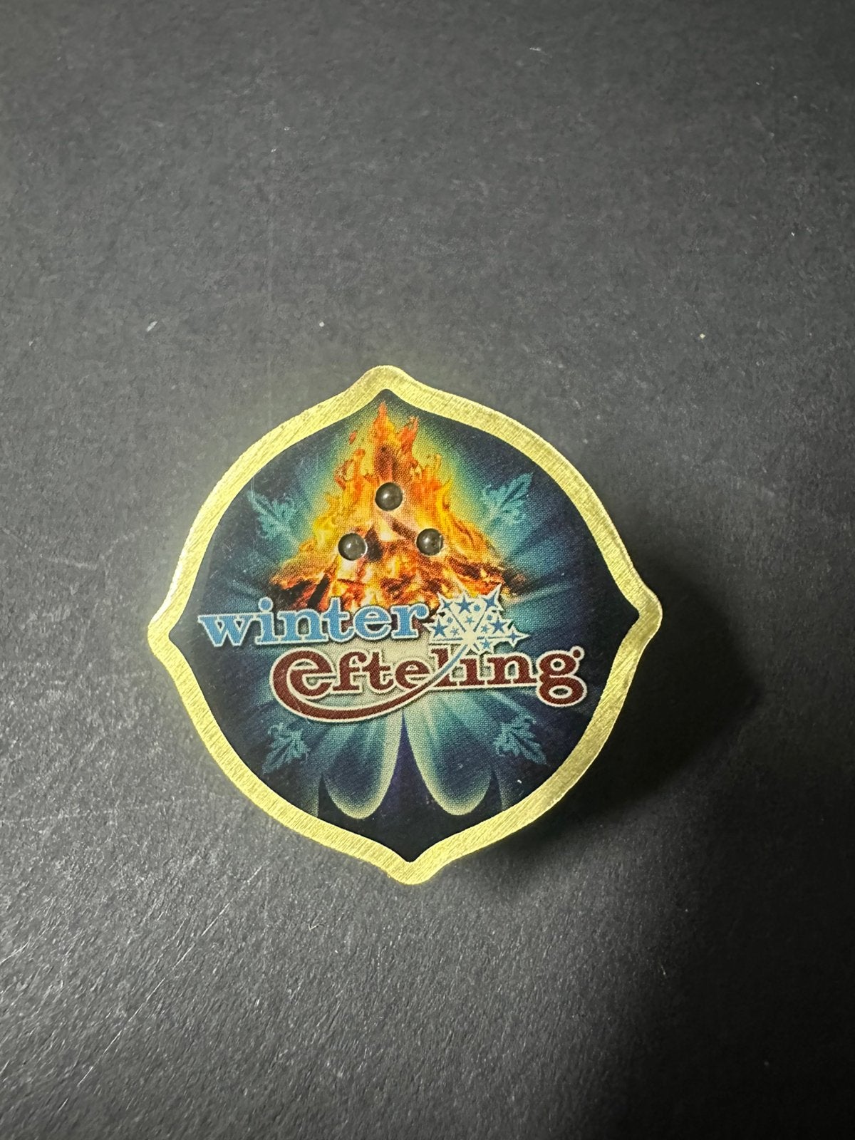 Efteling pin winter 2009-2010, Ophalen of Verzenden, Zo goed als nieuw, Button of Speldje