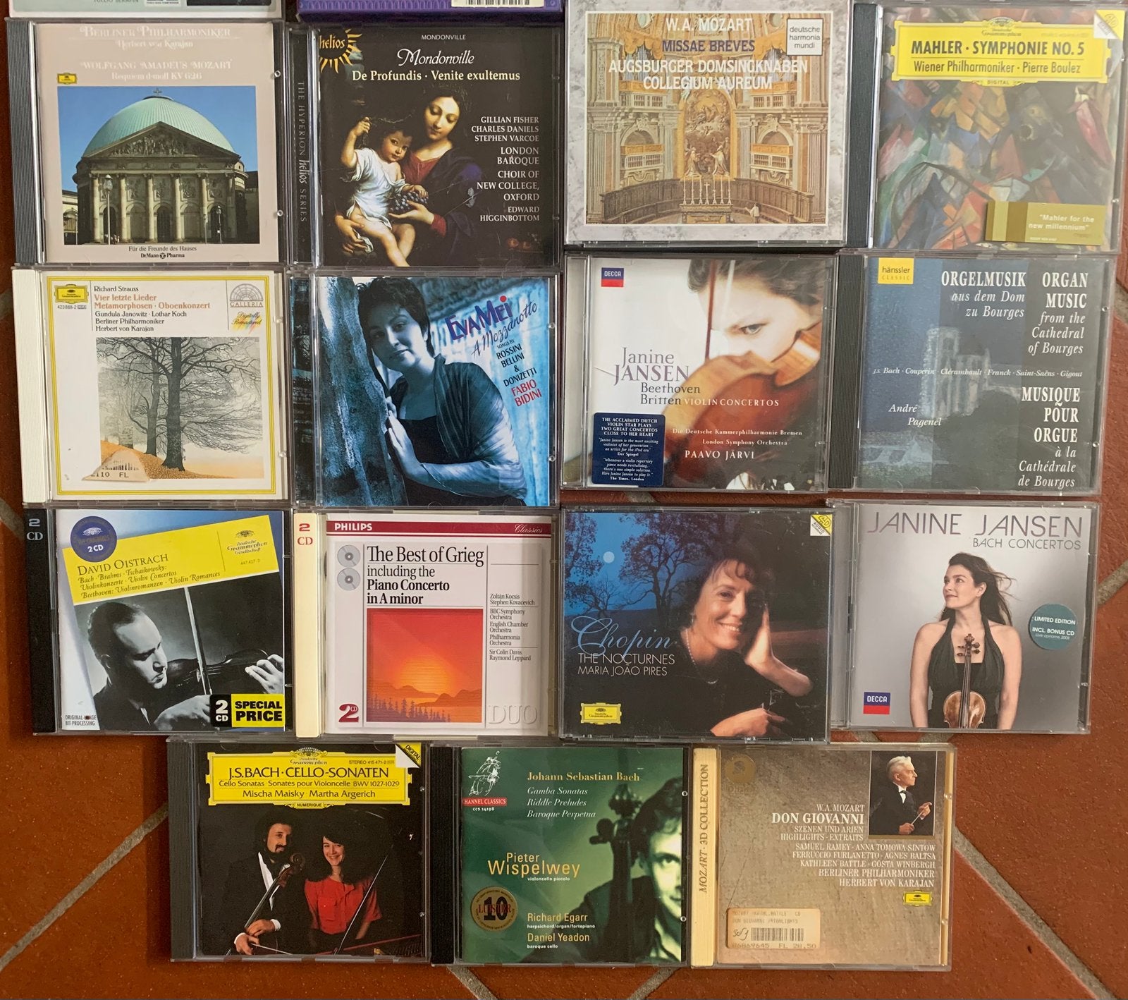 cd collectie van 419  klassieke muziek.  Dgg Emi Decca., Cd's en Dvd's, Ophalen, Romantiek, Zo goed als nieuw, Overige typen