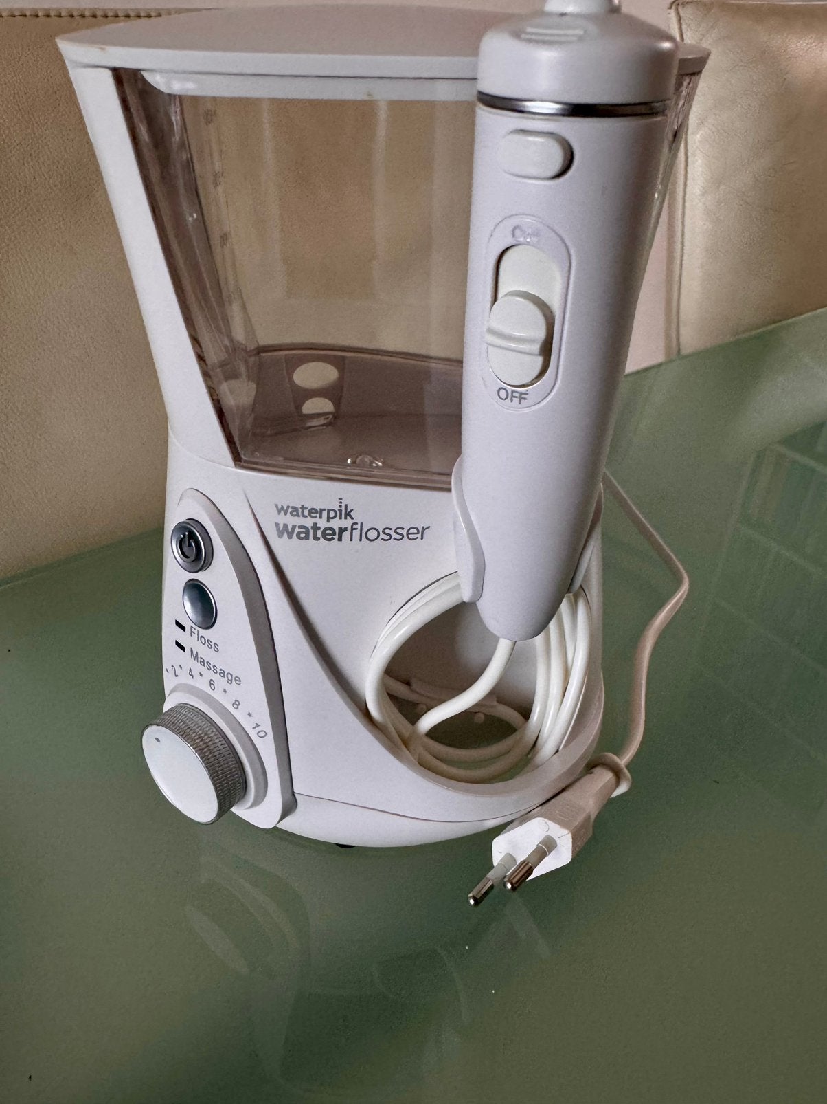 Waterpik waterflosser - Floss + Massage, Ophalen of Verzenden, Gebruikt