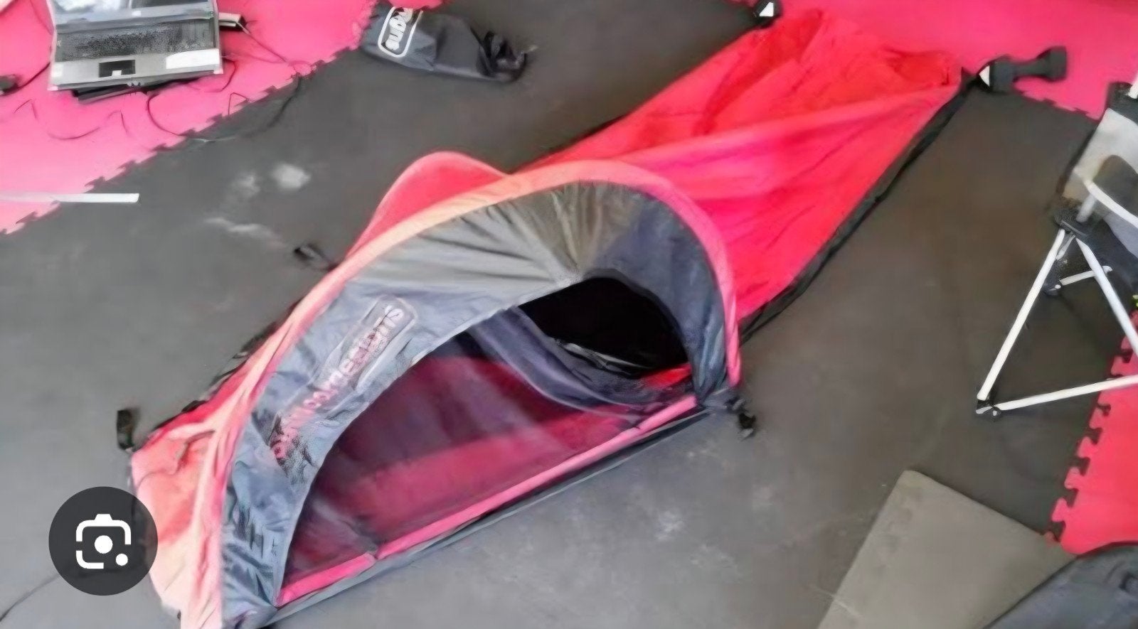 Outdoor Designs Solo Raider Bivakzak dubbel boogs, Caravans en Kamperen, Ophalen of Verzenden, Zo goed als nieuw, Tot en met 2