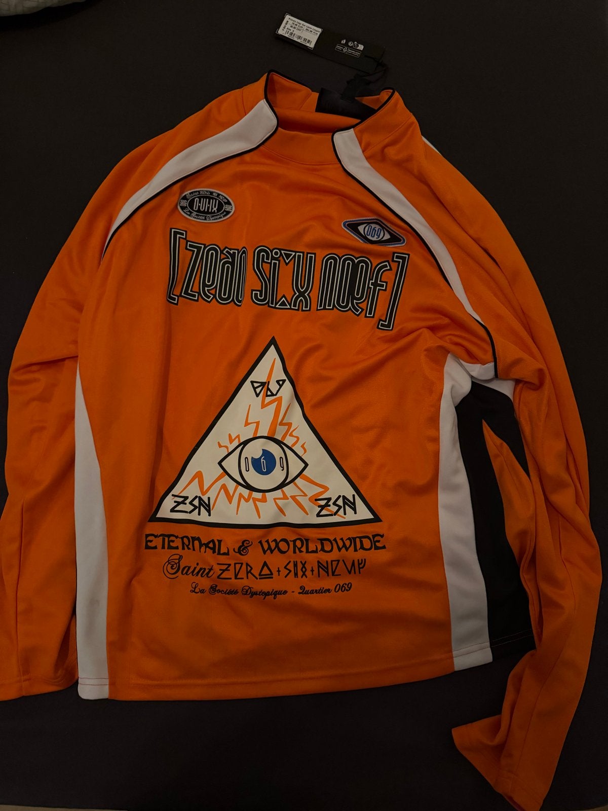 Zero Six Noef Longsleeve Oranje, Maat S, Kleding | Dames, Ophalen of Verzenden, Nieuw, Oranje, Trui of Vest