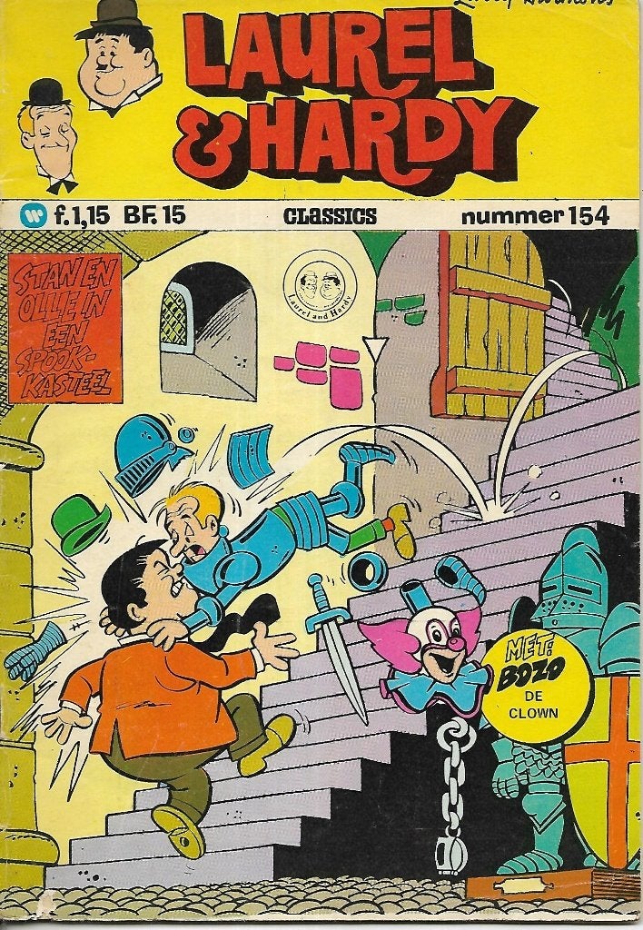 Laurel en Hardy - Nr. 154: De clowns, Eén comic, Ophalen of Verzenden, Gelezen, Amerika