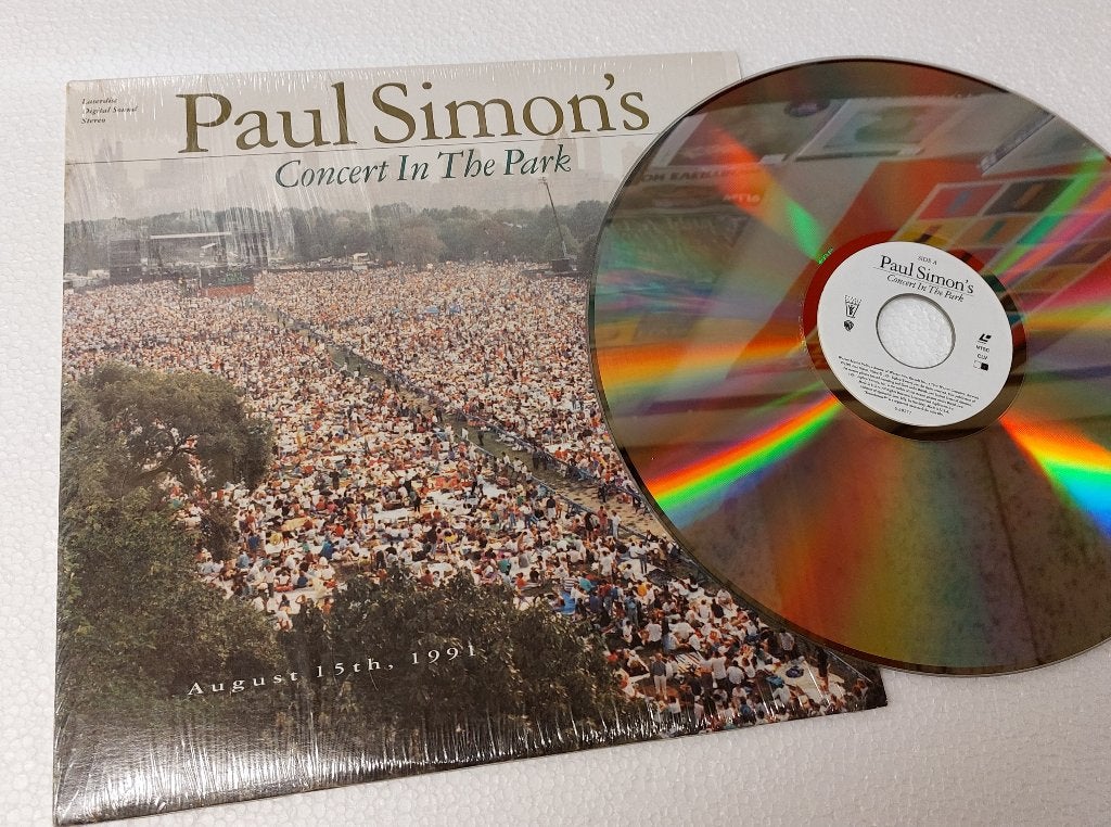 Paul Simon LASERDISC Concert in the Park 1991, Gebruiksvoorwerp, Paul Simon, Verzenden, NvT