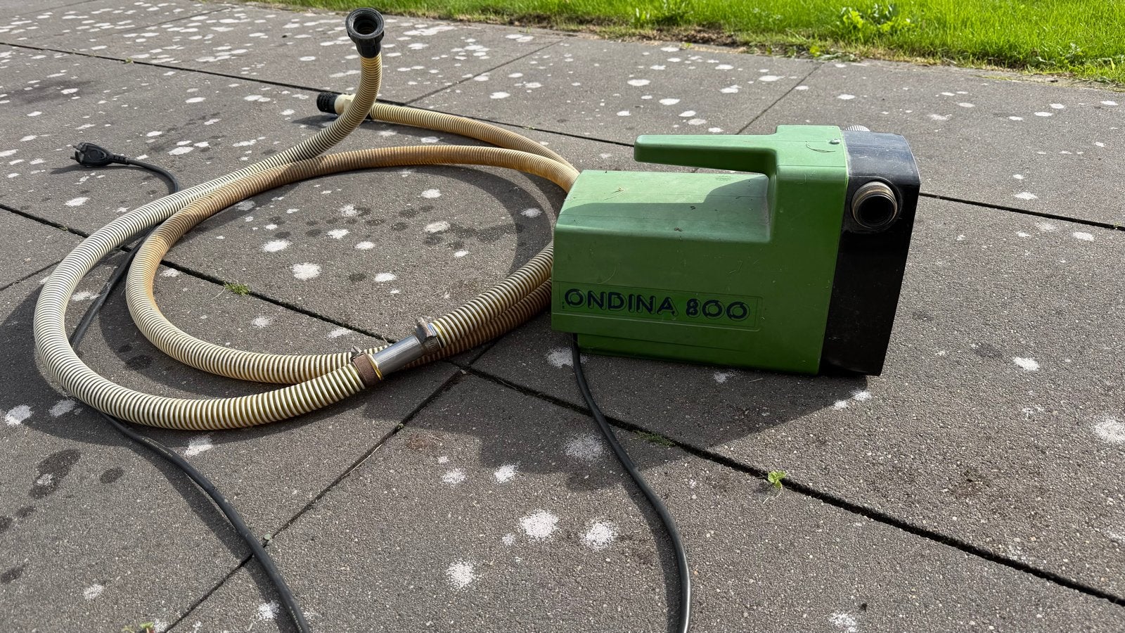 Guinard Ondina 800 waterpomp 800W – 42m – incl. aanzuigslang, Tuin en Terras, Ophalen of Verzenden, Gebruikt, Elektrisch, Dompelpomp