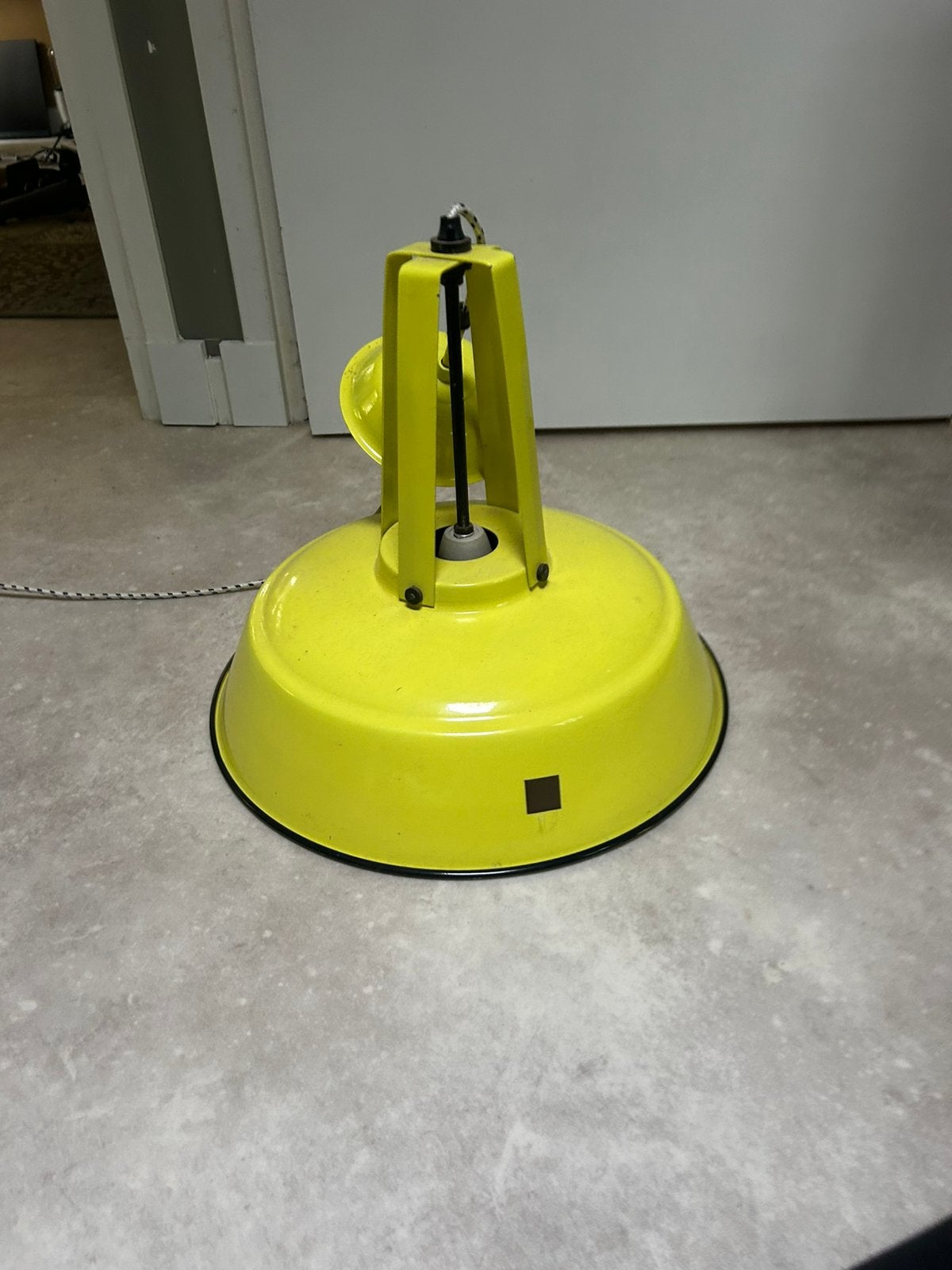 HK Living retro hanglamp, Huis en Inrichting, Gebruikt, Metaal, Retro, E27 (groot)