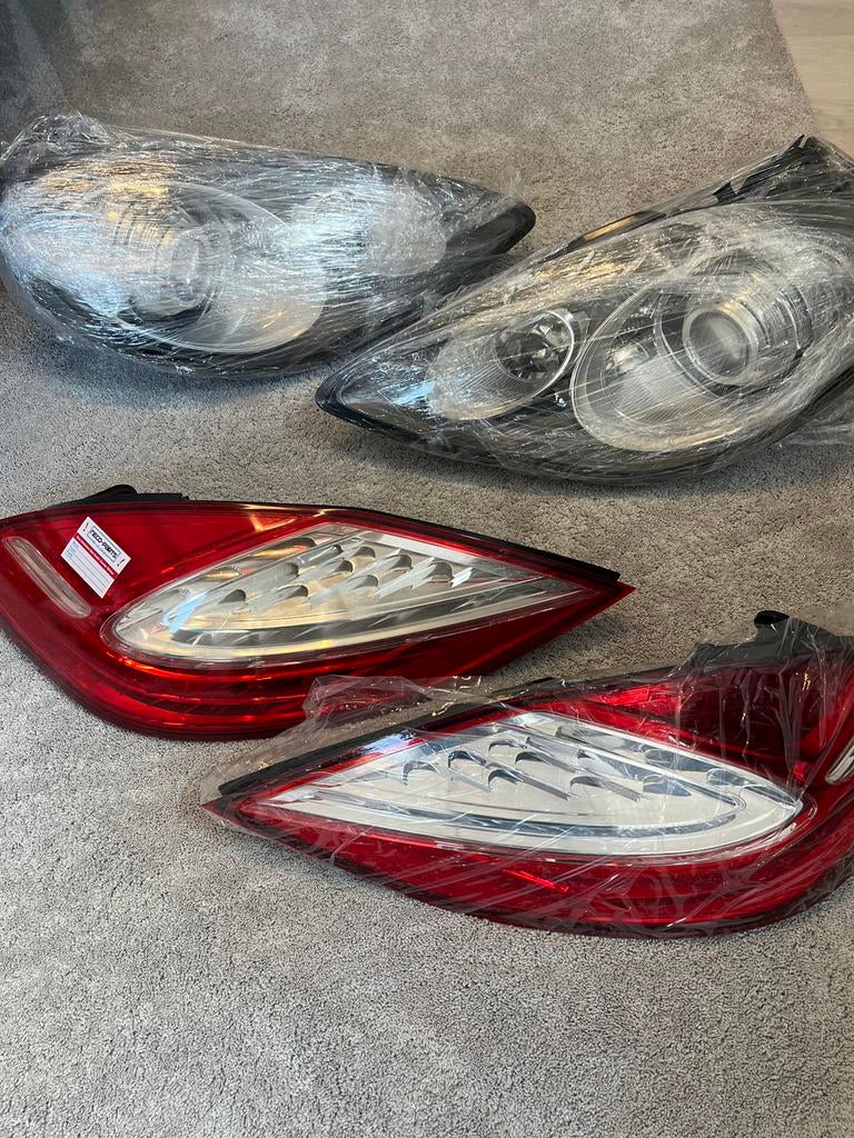 Porsche autolampen 4 stuks ZIE BESCHRIJVING, Auto-onderdelen, Ophalen, Nieuw, Porsche