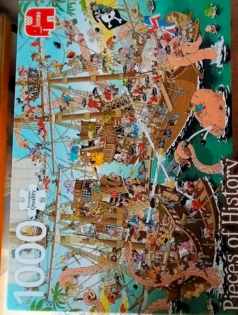 Pieces of history puzzel, Hobby en Vrije tijd, Denksport en Puzzels, Ophalen of Verzenden, 500 t/m 1500 stukjes, Zo goed als nieuw