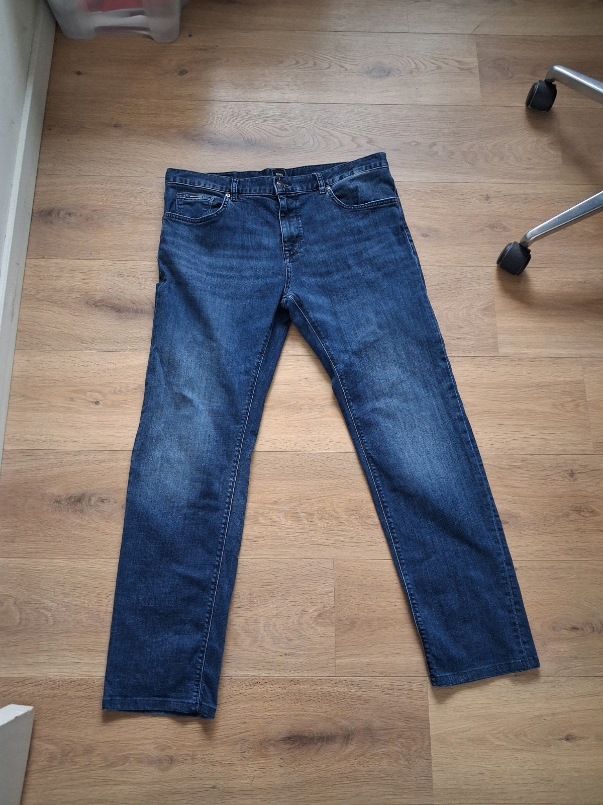 Hugo Boss Spijkerbroek Blauw W36 L32 met Stretch, W36 - W38 (confectie 52/54), Blauw, Ophalen of Verzenden, Zo goed als nieuw