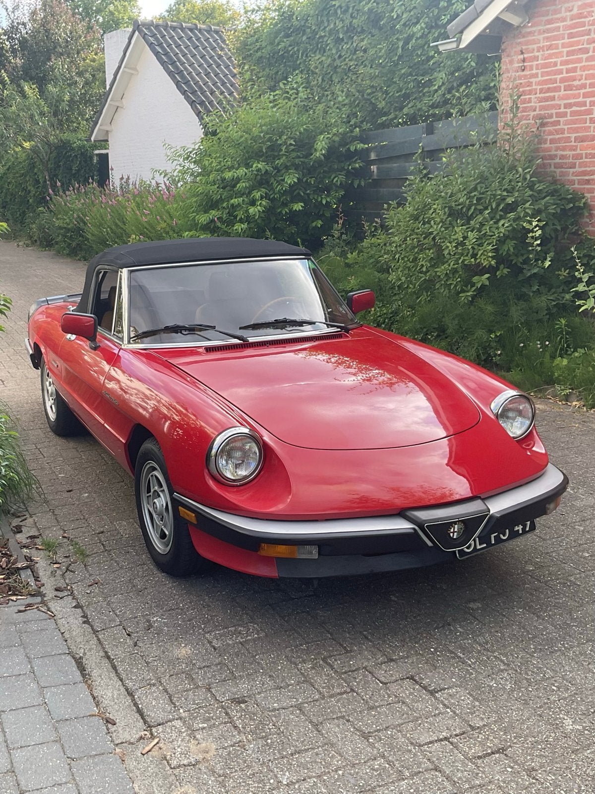 Alfa Romeo Spider 1986 Rood, Cabriolet, Spider, 1125 kg, Particulier