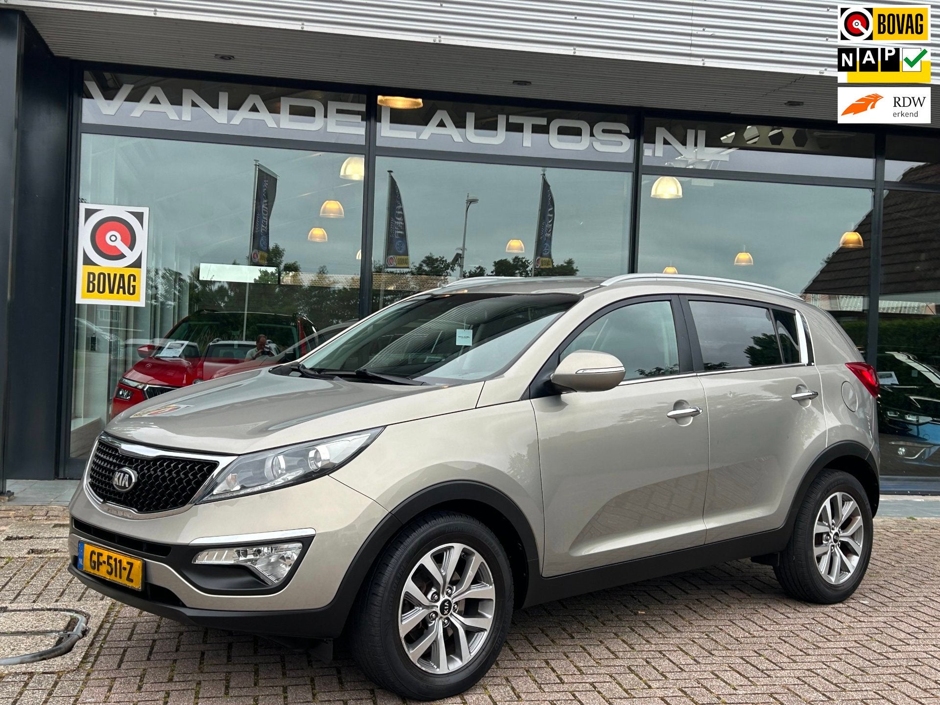 Kia Sportage 1.6 GDI Vibe 1e Eig! Navi Camera Clima Cruise N, Auto's, Kia, Bedrijf, Te koop, Sportage, ABS, Achteruitrijcamera