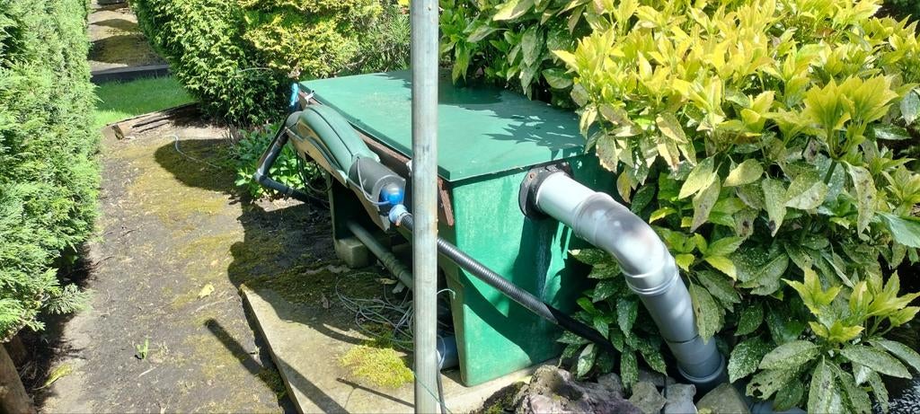 4 kamer vijverfilter met borstels en bio-media, Tuin en Terras, Ophalen of Verzenden, Gebruikt, Vijverfilter