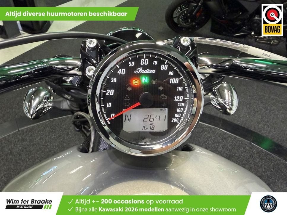 Indian Scout ABS (bj 2022) 2,641 km, 2 cilinders, Onbekend, 1133 cc, Meer dan 35 kW