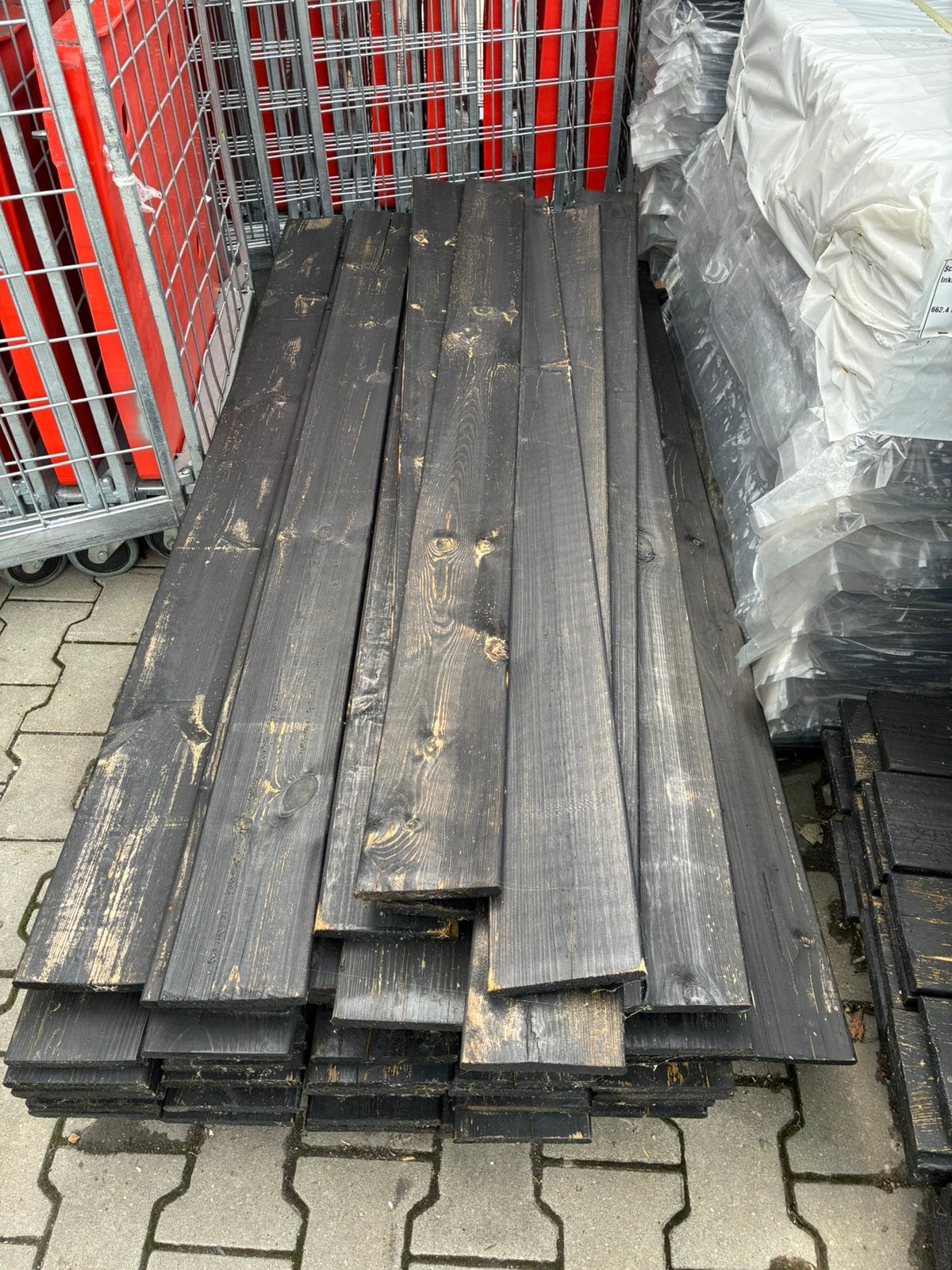 Zwarte Plank Geïmpregneerd Grenen 1.6 x 14 x 180 cm per stuk, Tuin en Terras, Ophalen of Verzenden, Nieuw, 180 tot 250 cm, Planken