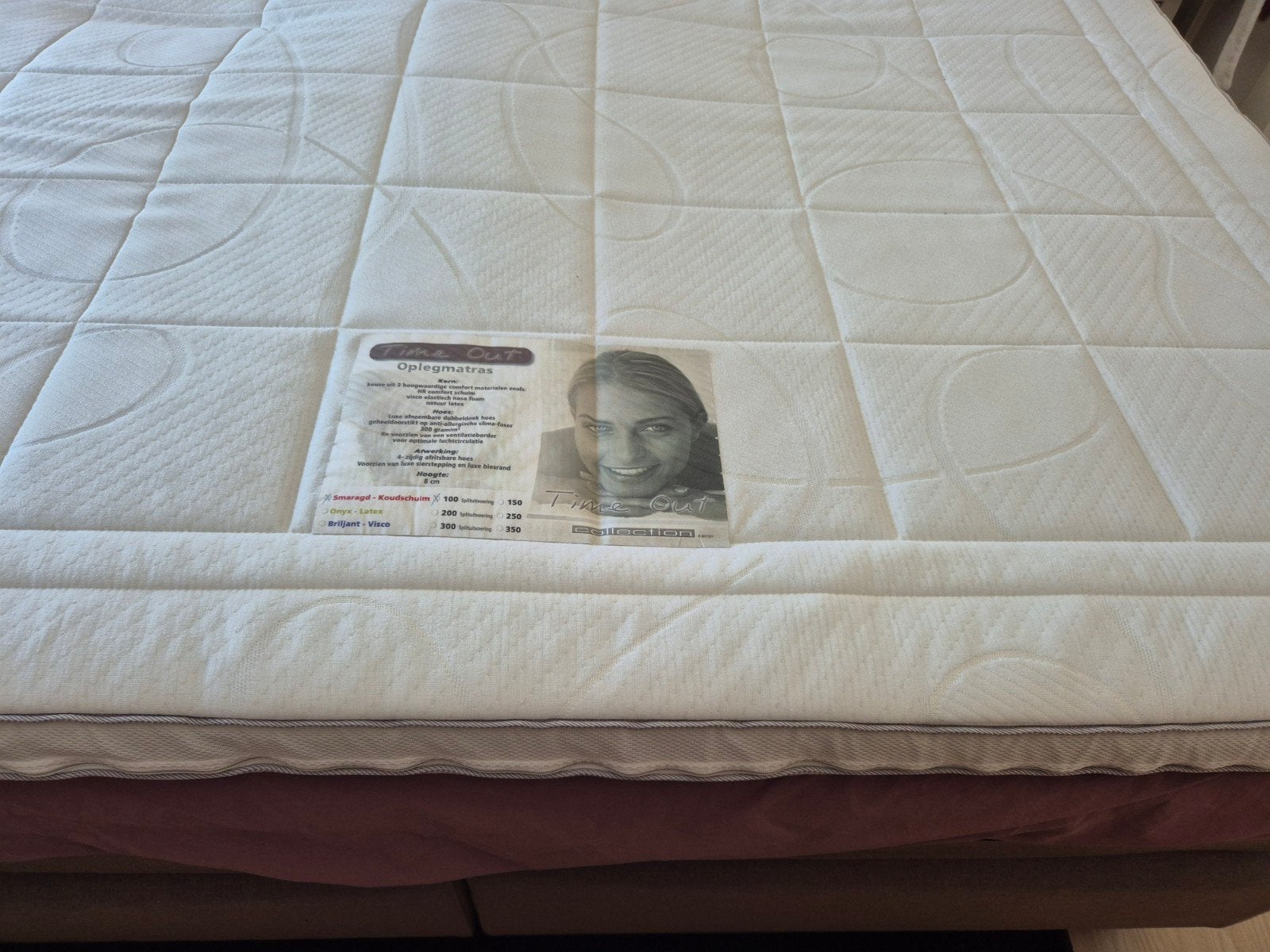 Zo goed als nieuw matras topper 180x200, Huis en Inrichting, Ophalen, Tweepersoons, Zo goed als nieuw, 180 cm