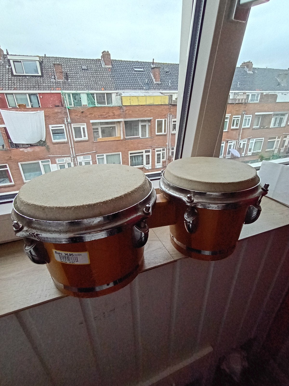 Bongo drumstel - Perfect voor beginners, Ophalen of Verzenden, Gebruikt, Overige merken