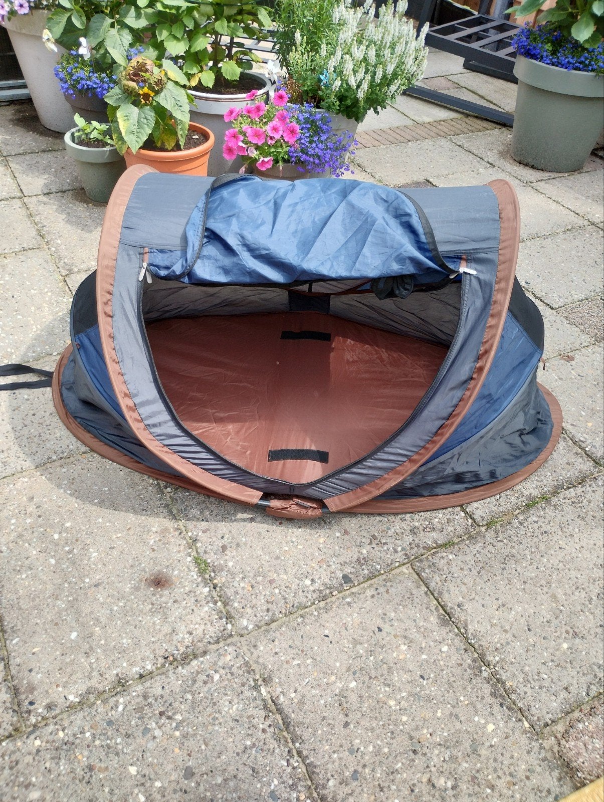 Deryan tent campingbedje voor peuters, Ophalen, Gebruikt, Reisbedje
