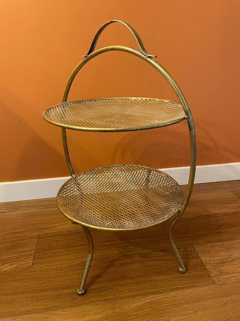 Gouden etagère, Huis en Inrichting, Woonaccessoires | Etagères, Ophalen, Zo goed als nieuw